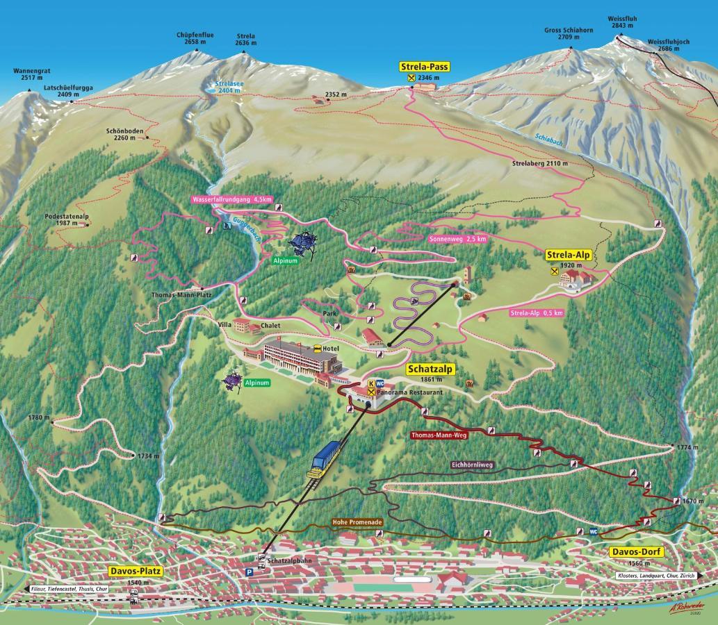 Schatzalp Hotel Davos Luaran gambar